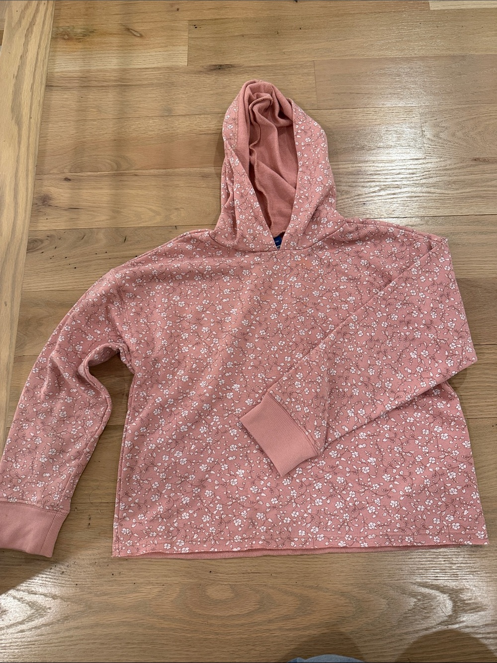 Never worn! Pink Floral Hoodie Sweatshirt